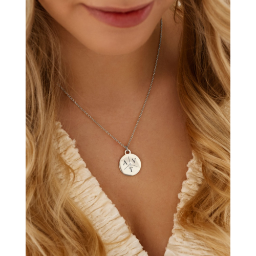 Ketting 3 initialen steentje