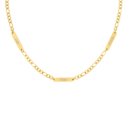 Schakelketting goud dames