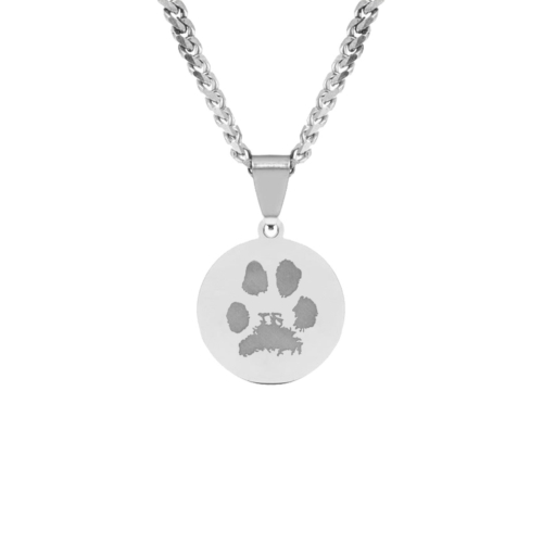 Heren ketting met hondenpoot