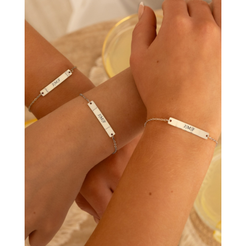 Moeder & dochter armband met naam