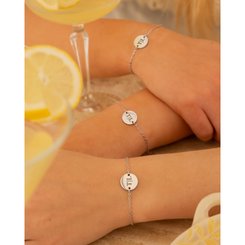 Graveerbare Moeder & Dochter Armband