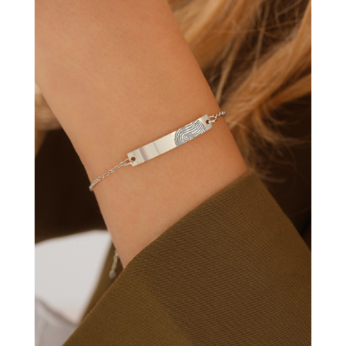 Vingerafdruk armband bar