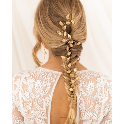 Hairvine boho leaves goudkleurig