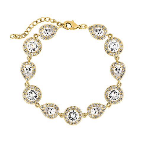 Beautiful bracelet with zirconia