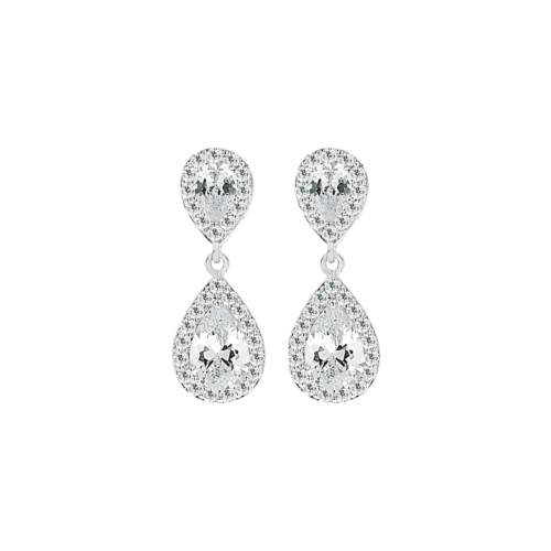 Daily Luxury Oorbellen VIII Zilver