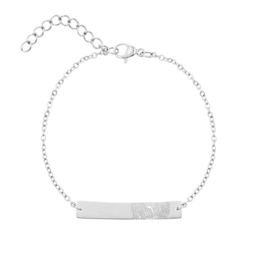 Vingerafdruk armband bar