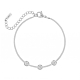 Loved ones armband 3 steentjes