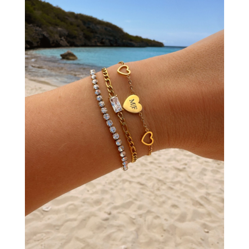 Special gift bracelet goldplated