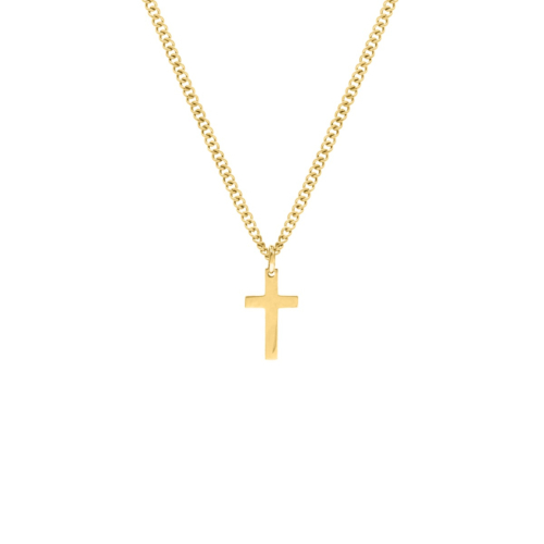Ketting met kruisje goudkleurig