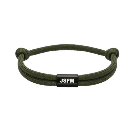 Naam armband heren groen