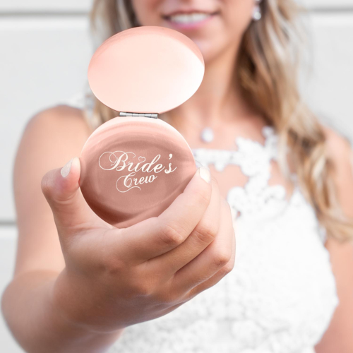 Bride's Crew Spiegeltje Rose Goud Kleurig