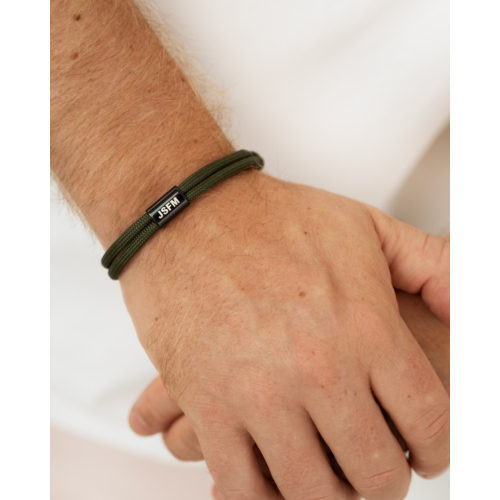 Naam armband heren groen