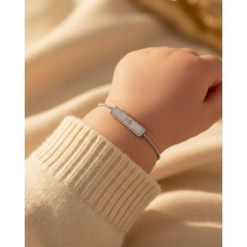 Baby armband graveerbare bar