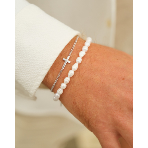 Parel armband heren