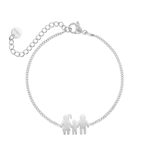 armband man vrouw kind zilver