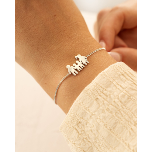 Armband man vrouw en twee kinderen