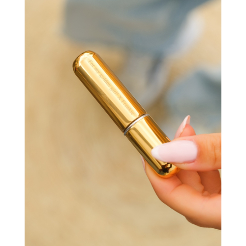 Parfumverstuiver met jouw gravering goudkleurig