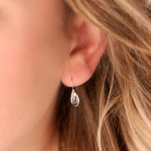 Lucy Oorbellen Goud Kleurig Crystal