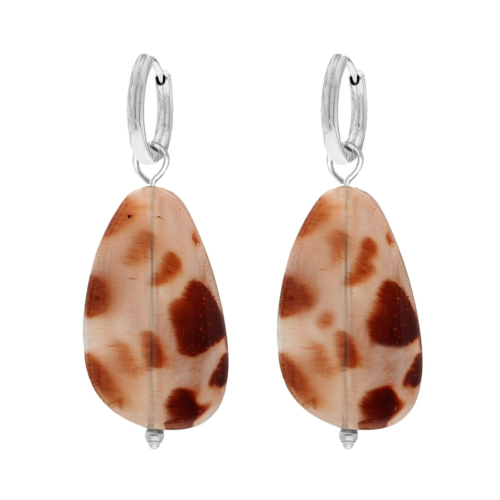 Oorringetjes leopard hanger