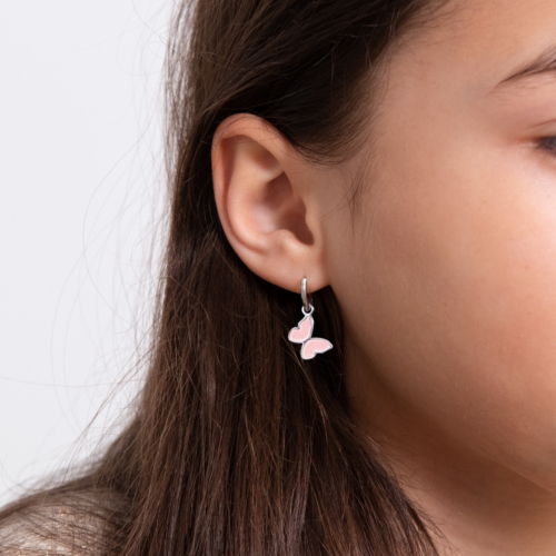 Vlinder oorbellen kids