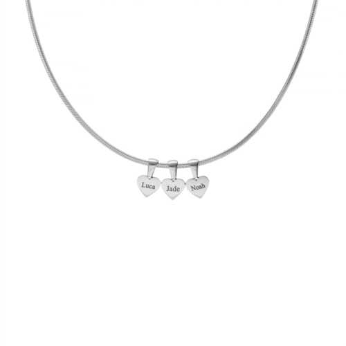 Graveerbare hartjes ketting
