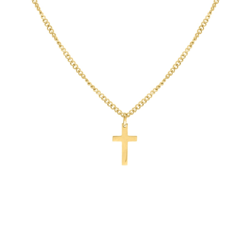 Ketting met kruisje goudkleurig