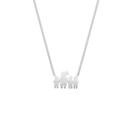 Ketting moeder en drie kinderen
