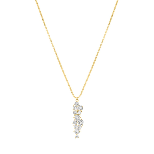 Minimalistische hanger ketting goudkleurig