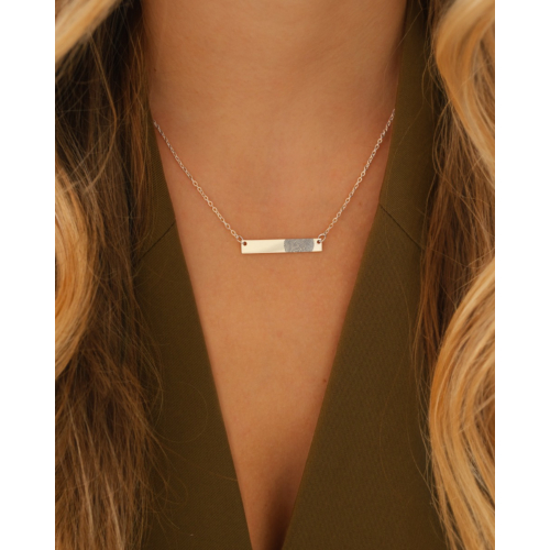 Bar ketting vingerafdruk