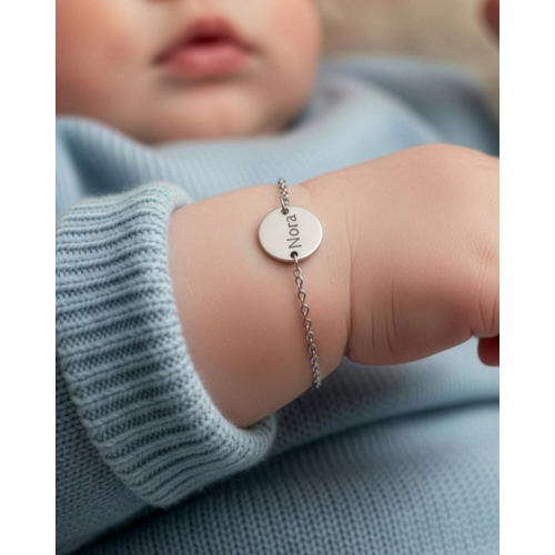 Graveerbaar baby armbandje