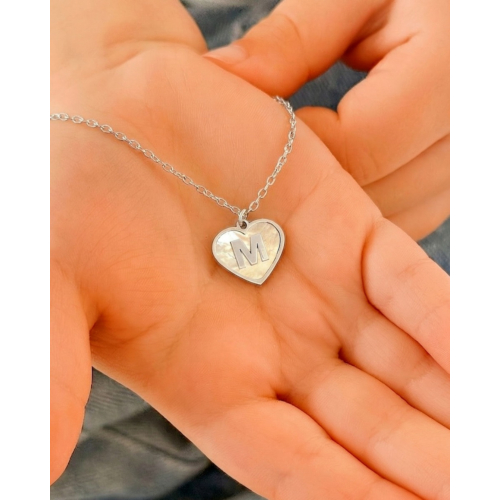 Letter ketting luxury heart