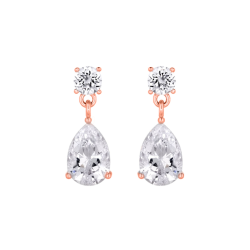 Daily luxury oorbellen XIII rose goud kleurig