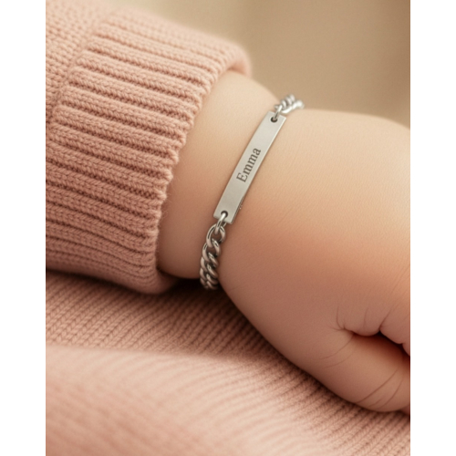 Baby Schakelarmband Graveren