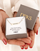 Zilveren dames ketting voor kerst in sieradendoosje