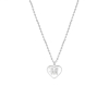 Letter ketting luxury heart