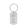 Sleutelhanger met naam - We love you oma!