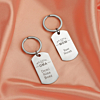 Sleutelhangers voor oma en mama met namen op satijn