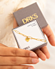 Gouden hartjes armband met naam in sieradendoosje