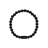 Jongens kralen armband zwart