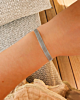 Zilveren mesh armband
