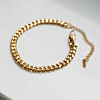 Heren armband chain goudkleurig