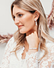 Bruidssieraden set zilver met steentjes