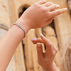 Armband voor de bruid met steentjes