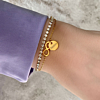Infinity armband met gravering om pols