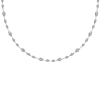Ketting luxe druppel steentjes