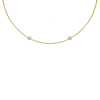 Loved ones ketting 2 steentjes goudkleurig