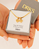 Gouden hartjes ketting met namen