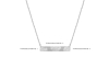 Bar ketting 3 vingerafdrukken
