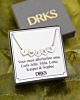 Zilveren hartjes ketting met initialen