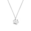hondenpoot ketting zilver